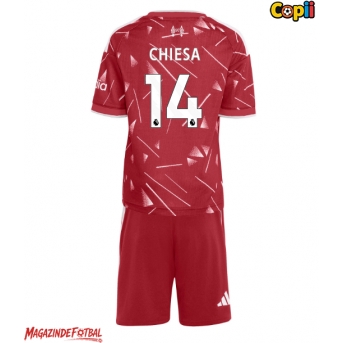 Liverpool Federico Chiesa #14 Echipament de Fotbal Replică 2026-27 Copii Acasa (+ Șorturi)